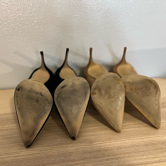 Aldo Stessy Black and Camel Pumps Size 9 - Picture 2 of 2